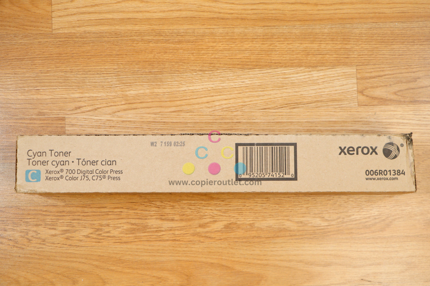 Genuine Xerox Cyan Toner Cartridge 700 Color J75 C75 Press 006R01384 Same Day!!!