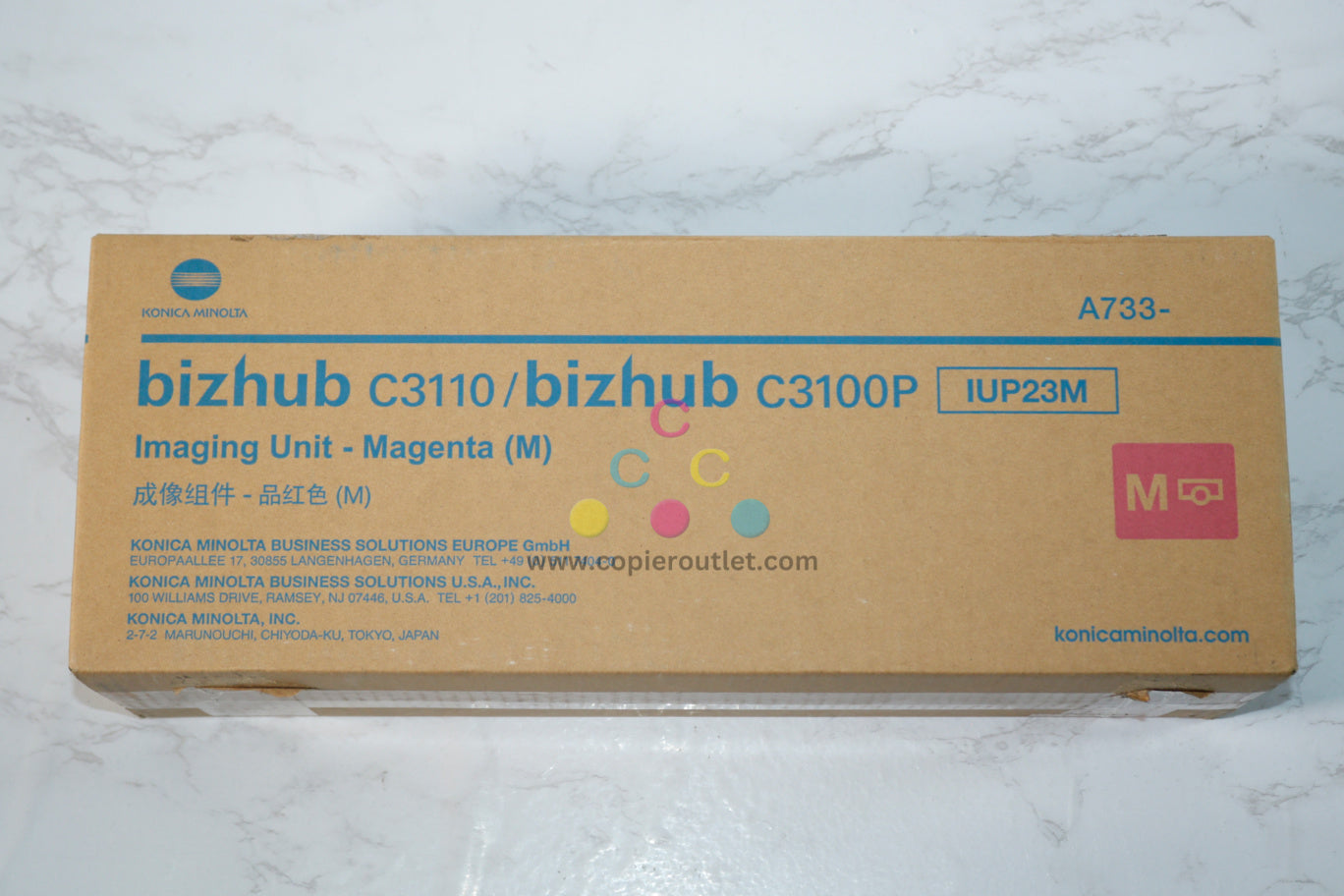 New OEM Konica Minolta bizhub C3110,C3100P Magenta Imaging Unit IUP23M, A7330EF