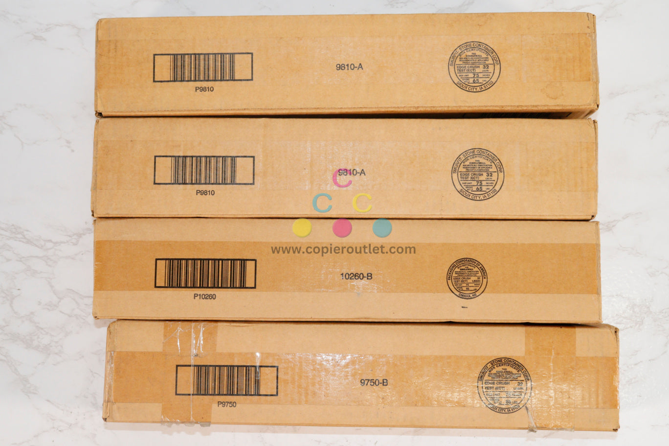 4 New OEM Toshiba e-STUDIO 2500C,3500C,3510C MMYK Toner Cartridges T-FC35