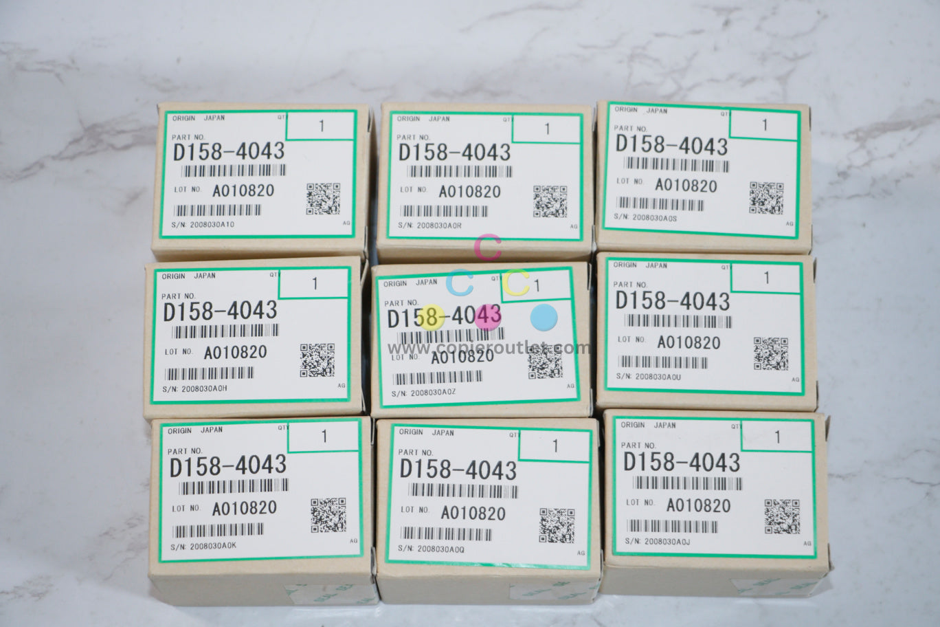 Lot of 9 OEM Ricoh MP2501SP Picker Finger D158-4043(D1584043) Same Day shipping