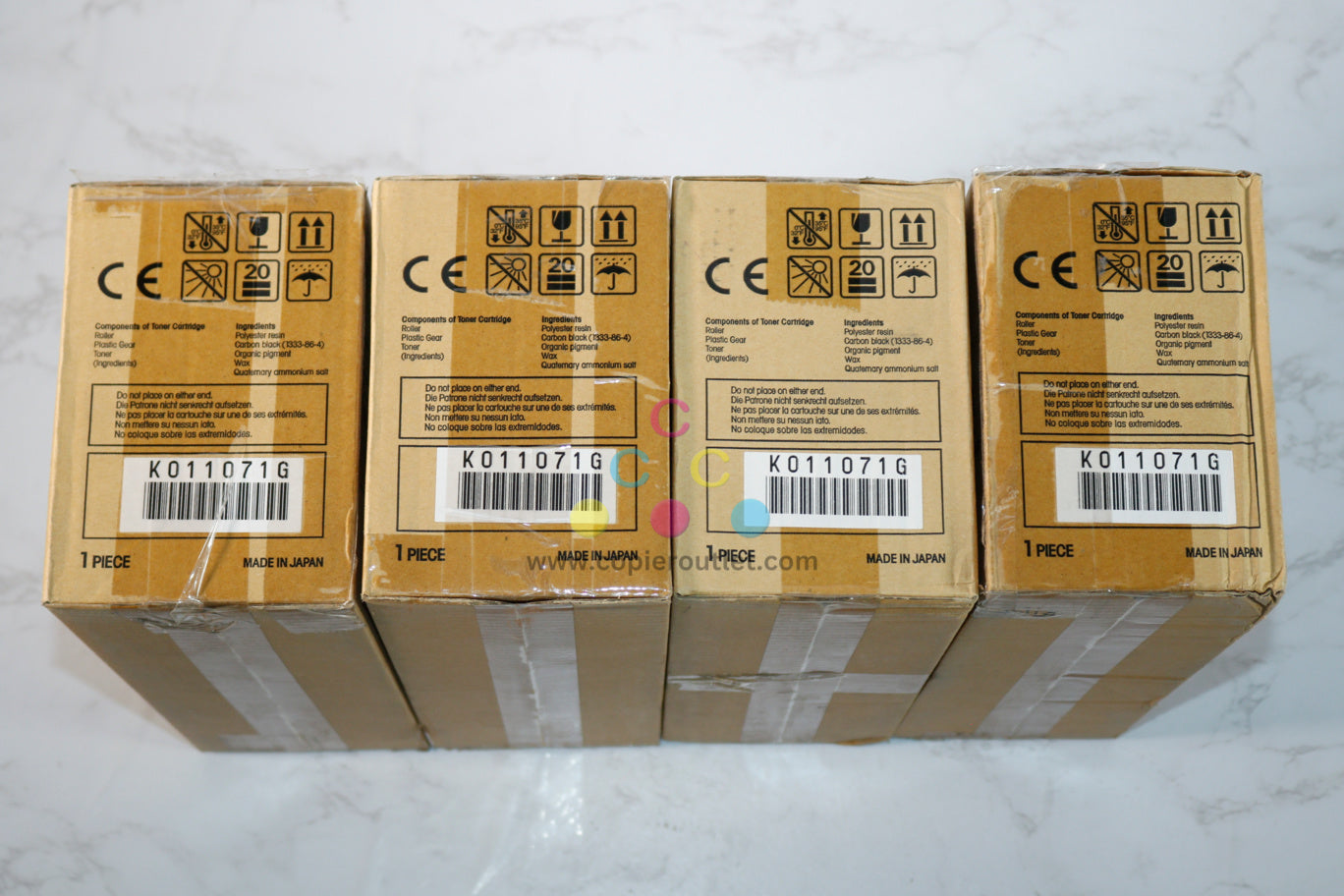 4 New OEM Konica ColorPageWorks/Pro, Black Toner Cartridge, 0940-401 (0940401)