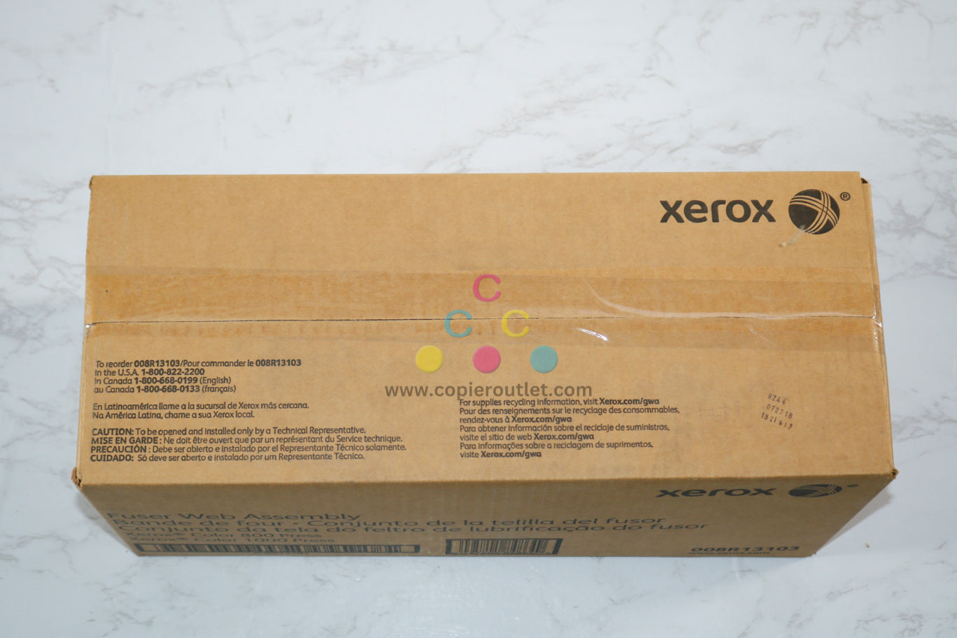 New Genuine Xerox Color Press 800, 1000 Fuser Web Assembly 008R13103