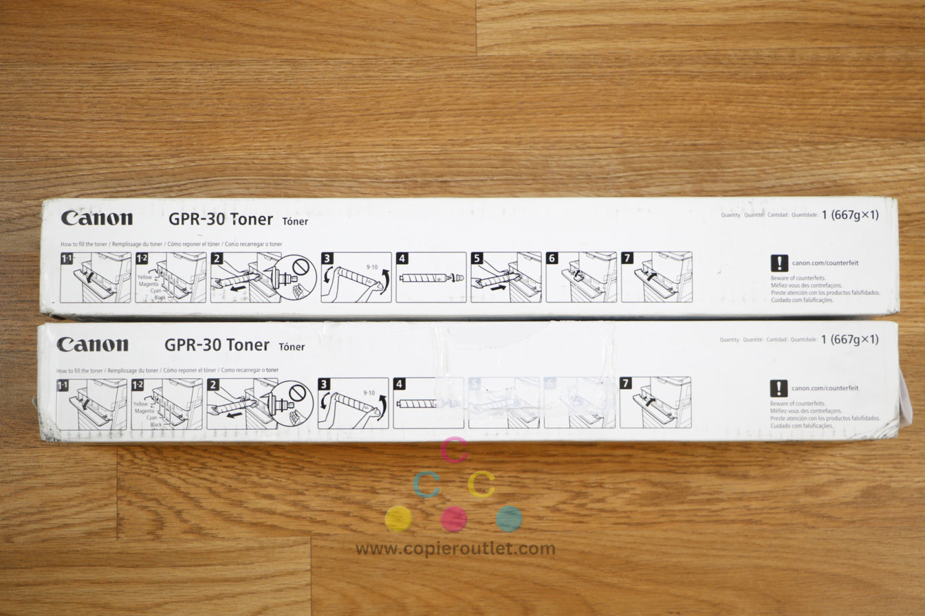 Cosmetic Canon GPR-30 2 Cyan Toner Cartridges iR ADV C5045 C5051 C5255 Same Day!