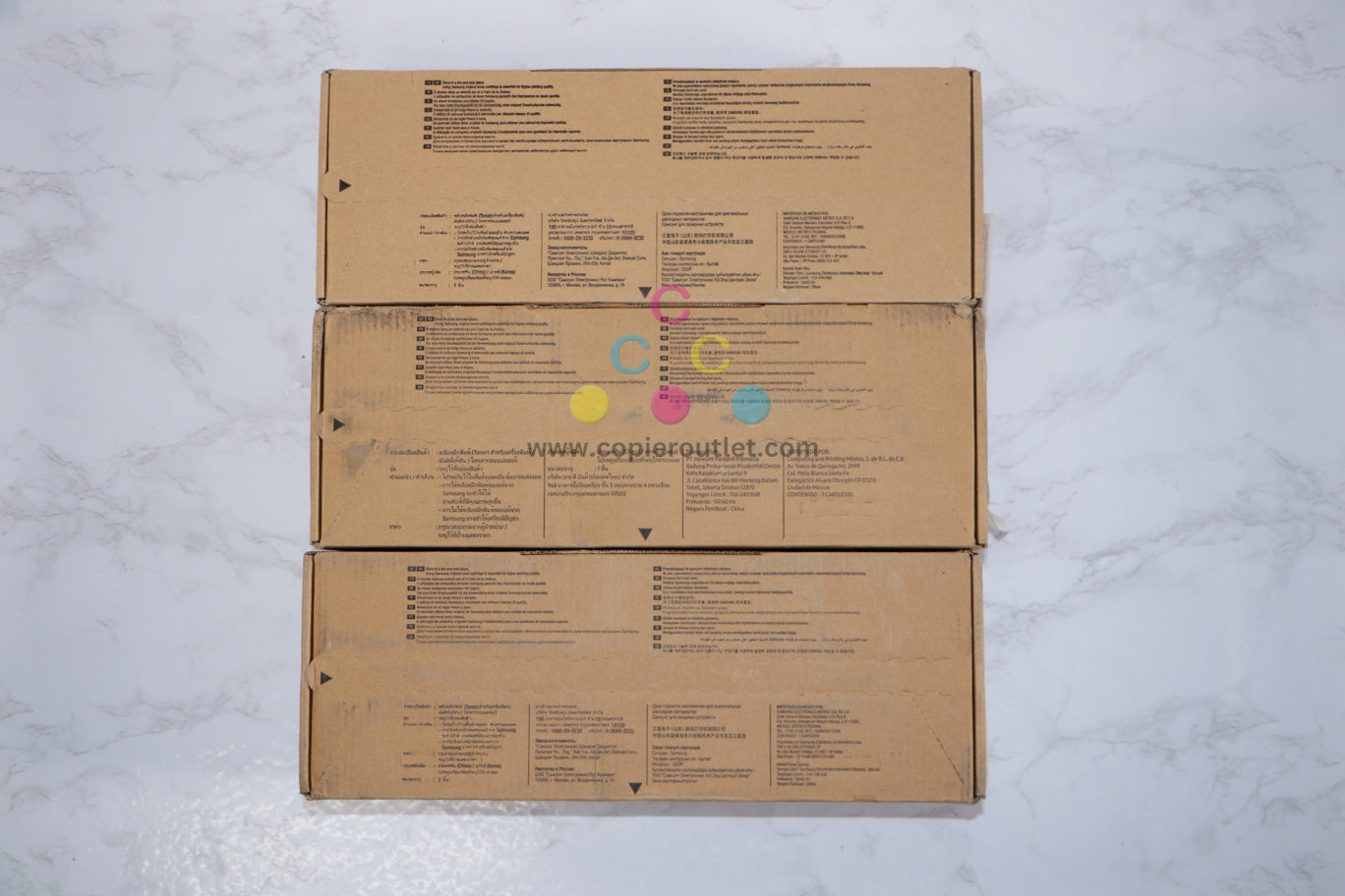 Cosmetic Genuine Samsung CLP-680/CLX-6260 Series - 506L CMY Toner Set Same Day Ship