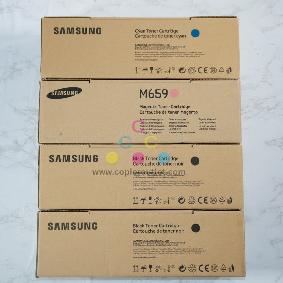 4 OEM Samsung CLX 8640ND,8650ND CMKK Toner CLT-C659S,CLT-M659S,CLT-K659S