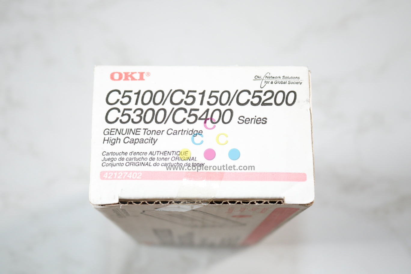 OEM OKI C5100N,C5150N,C5200N Magenta High Capacity Toner 42127402, Type C6