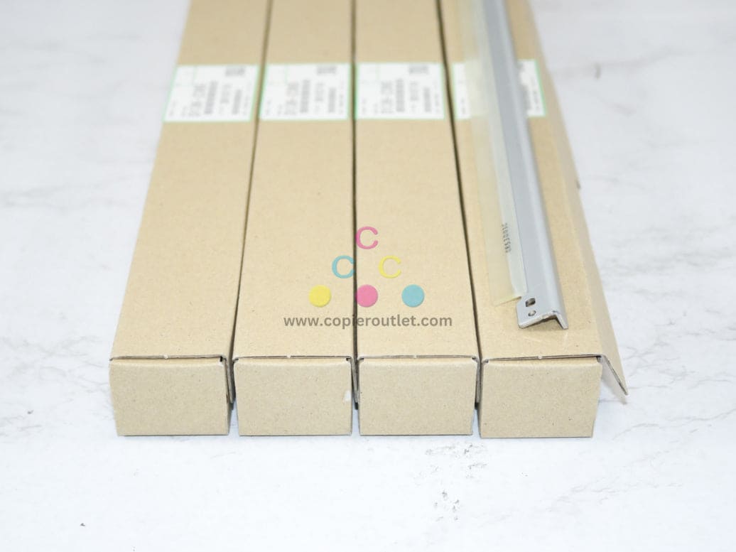 4 New OEM Ricoh MP C6502SP,C6503,C8002SP Cleaning Blade D1362365 (D136-2365) (1 open)