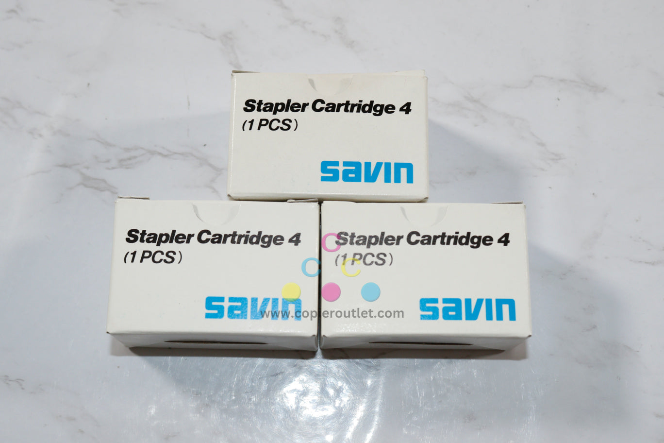 New OEM Savin Copier 9027, 9035 Stapler Cartridge 4, 9351, 200R-SA (3 Carts in total)