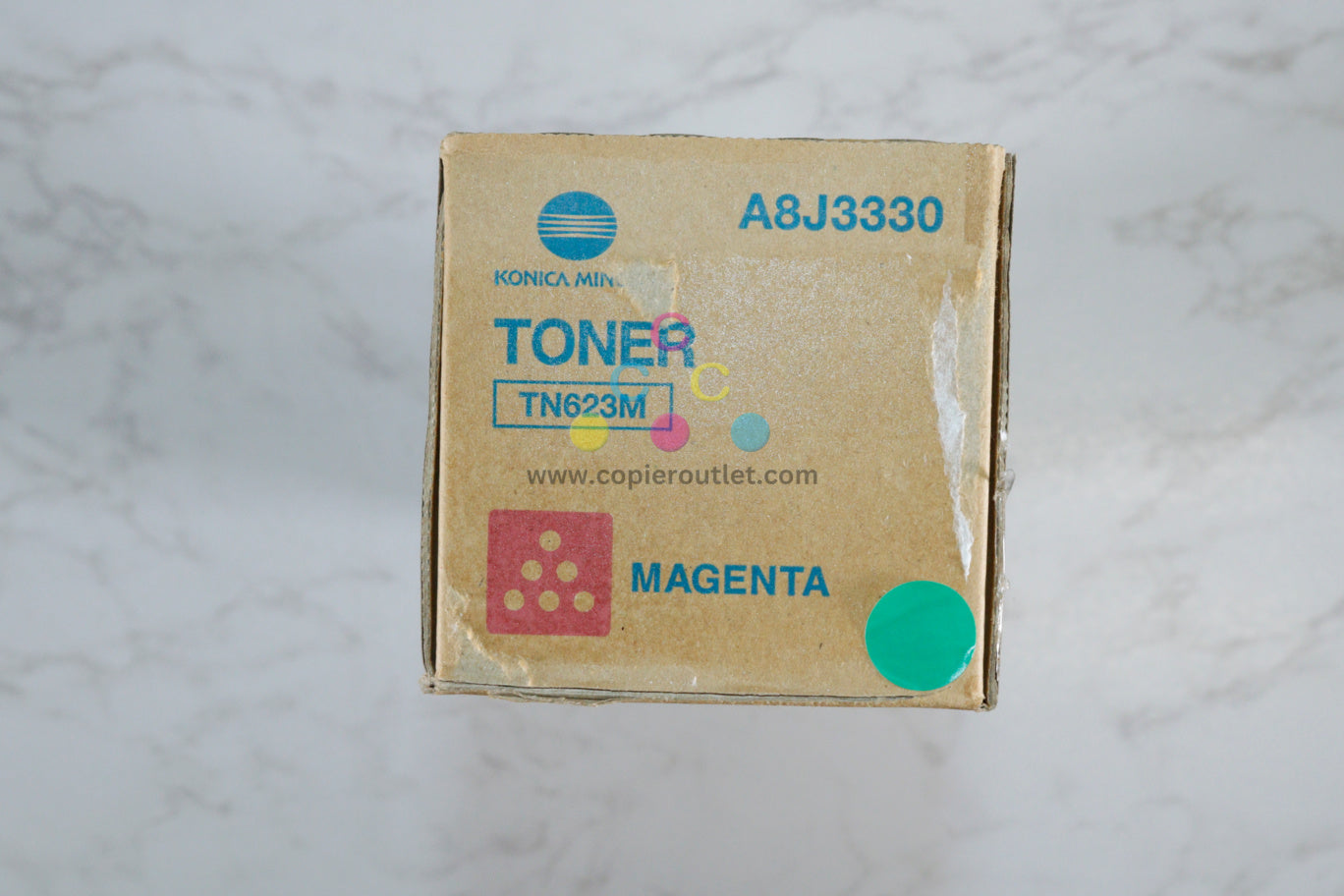 New OEM Konica Minolta AccurioLabel 190, 230 Magenta Toner TN623M / A8J3330