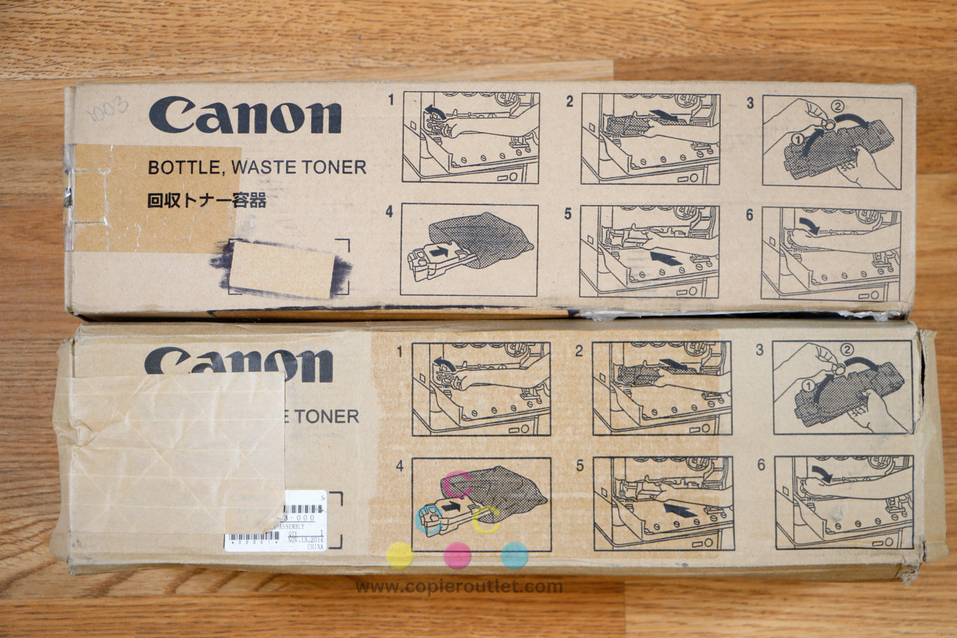 2 OEM Canon FM2-5533-000 Waste Toner Bottle iR C2550,C2880,C3080,C3380,C3480