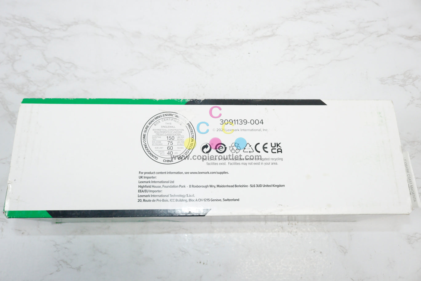 Used OEM Lexmark CS331dw/CX431adw Magenta Extra High Yield Toner 20N1XM0