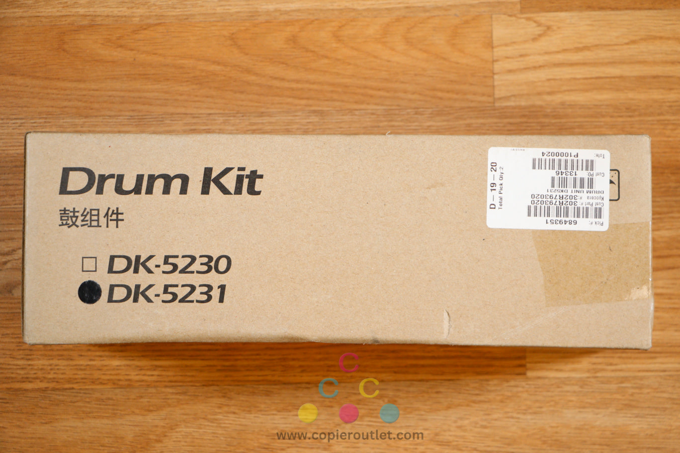 Genuine Kyocera DK-5231 Color CMY Drum Unit ECOSYS M5521cdw M5526cdw P5026cdw