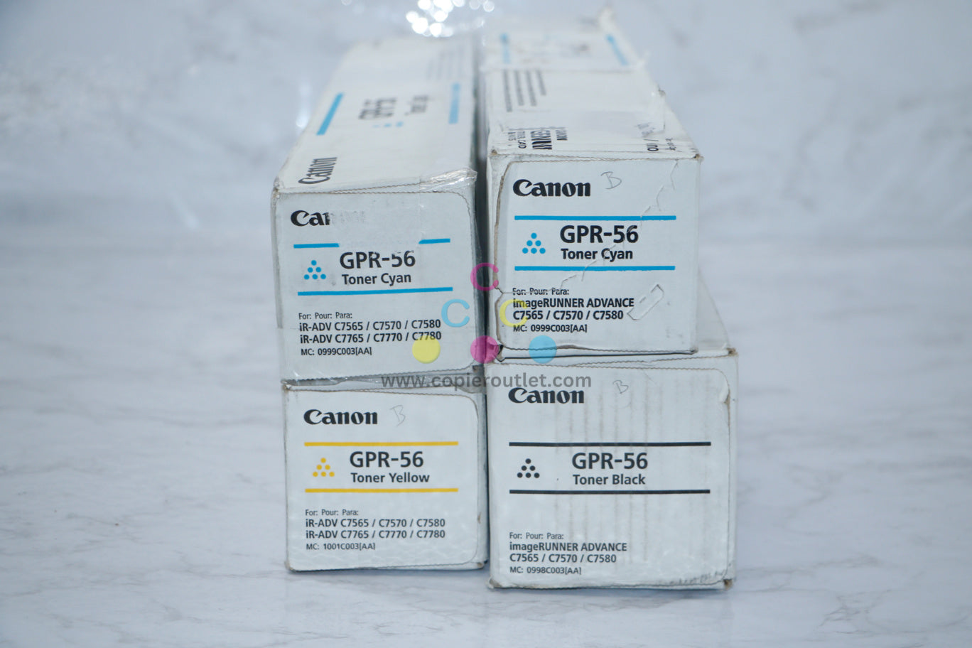 Cosmetic Genuine Canon GPR-56 CCYK Toner Carts iR ADV C7565 C7570 C7580 C7770 !!