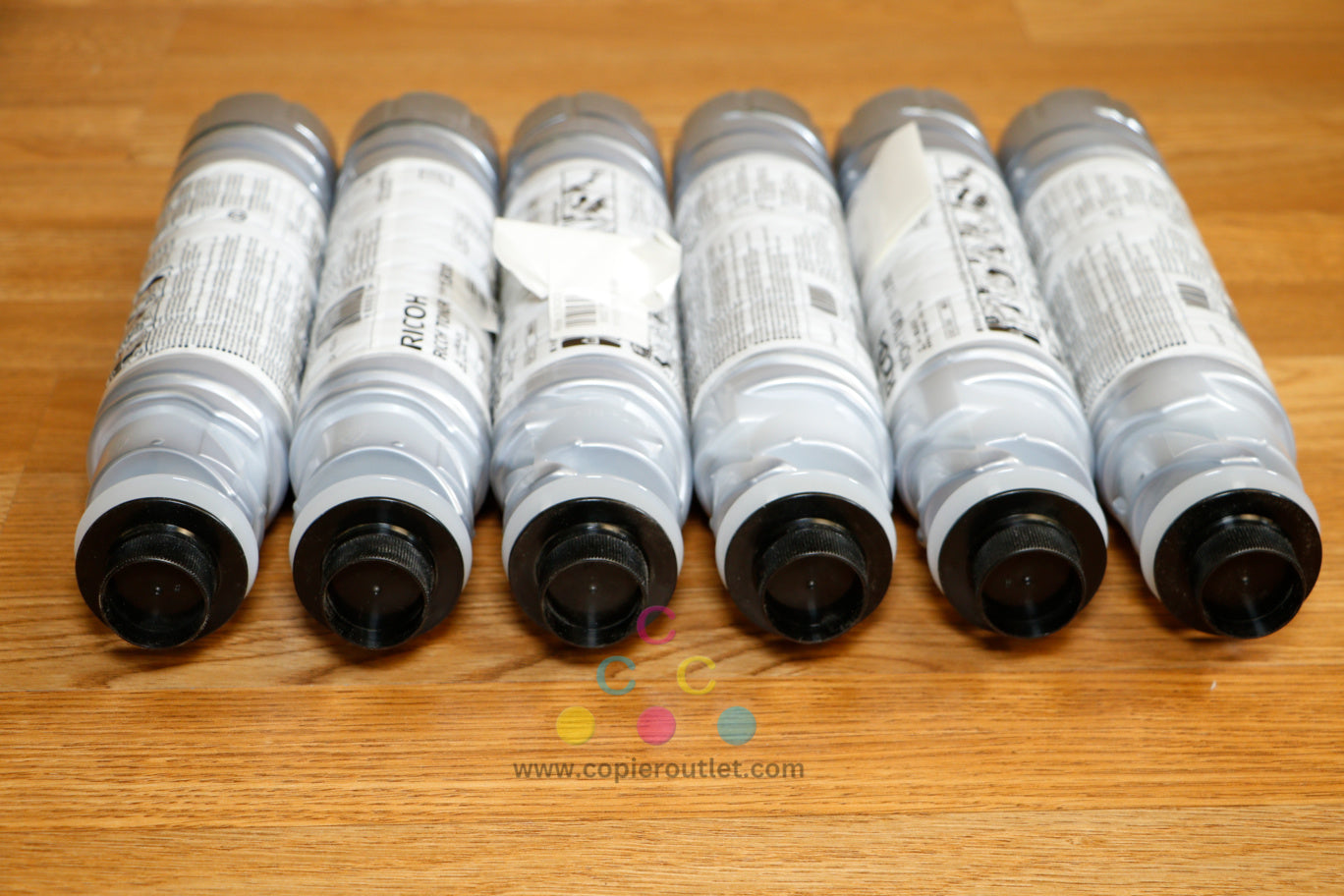 Lot of 6 Type 1130D Black Toner Cart Ricoh Aficio 2015 2016 MP 1600 MP 2000