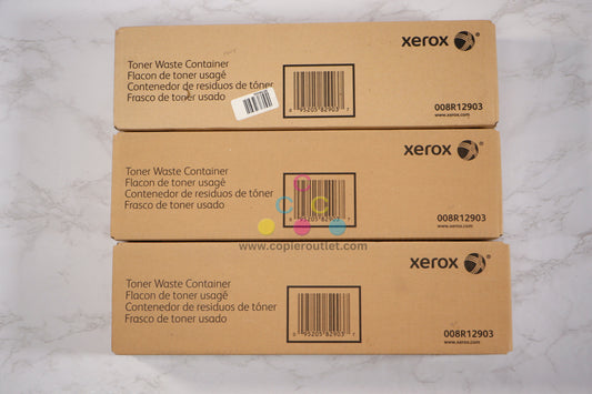 3 OEM Xerox C2128,C2636,C32,C3545,C40 Toner Waste Containers 008R12903(8R12903)