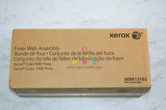 New Genuine Xerox Color Press 800, 1000 Fuser Web Assembly 008R13103