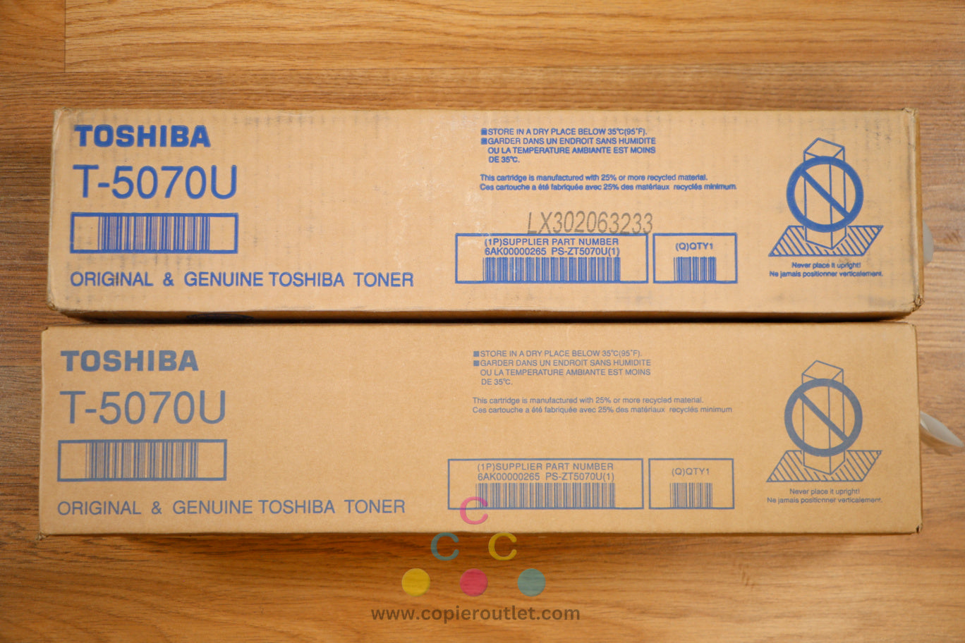 Lot of 2 Toshiba T-5070U Toner Cartridges e-STUDIO 207L 257 307 457 507 Same Day