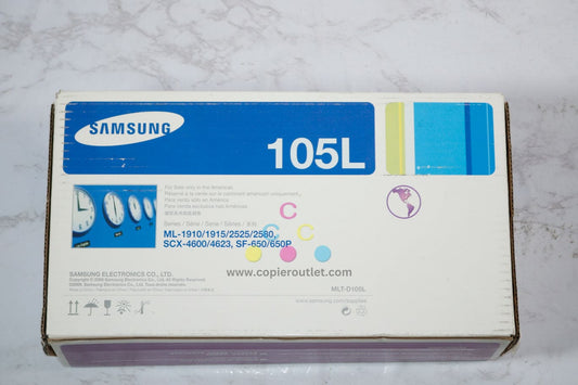 OEM Samsung ML-1915,ML-2525,ML-2580n Black High-Yield Toner Cartridge MLT-D105L