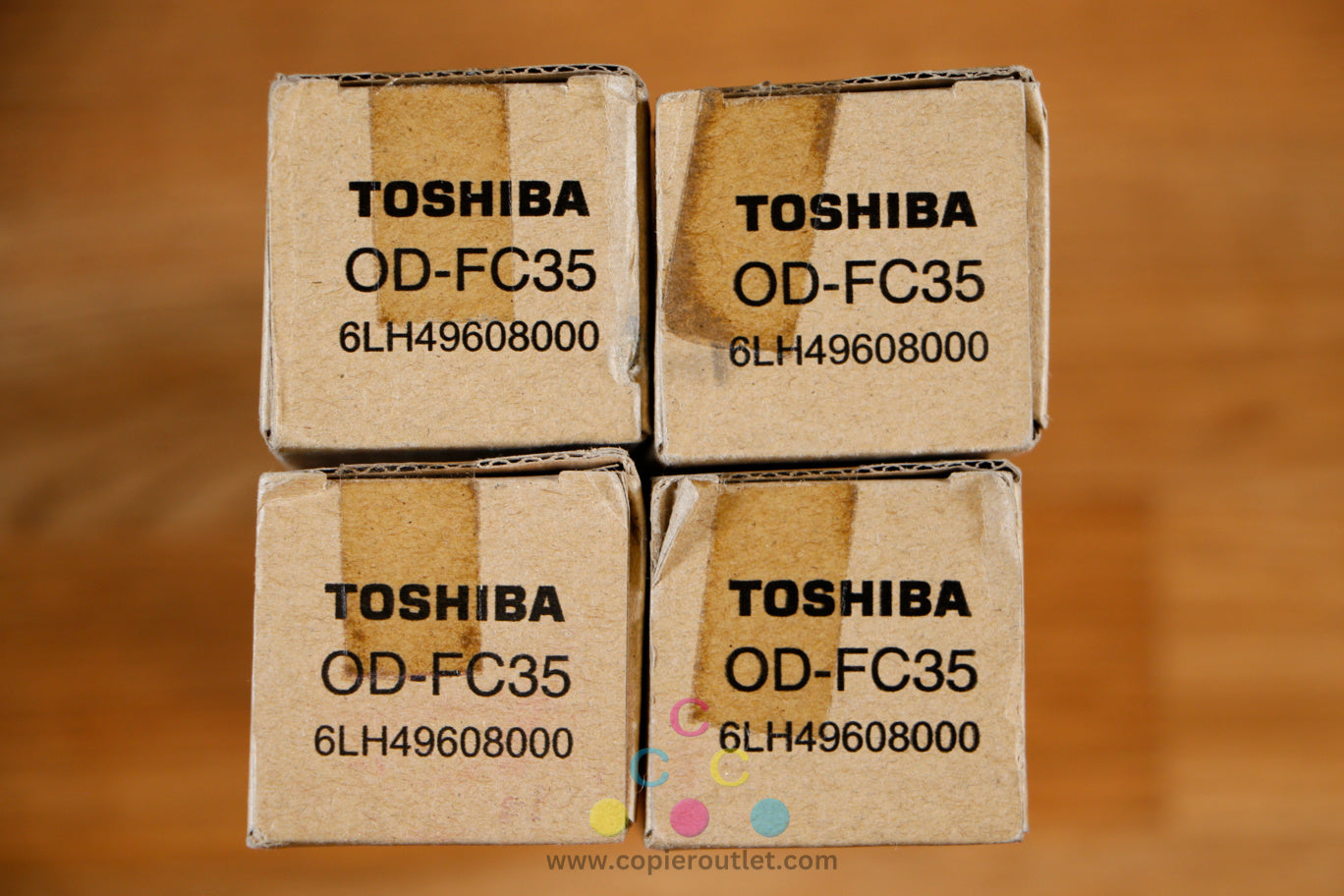 Lot of 4 Genuine Toshiba OD-FC35 Black/Color Drum Only eSTUDIO 2020C 3530C 4520C