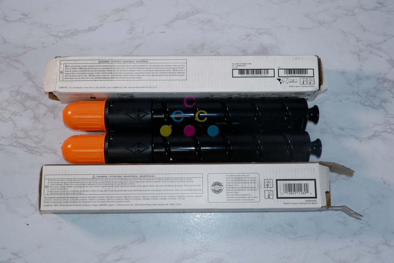 4 Open/No Box OEM Canon iRADVANCE C5045,C5051,C5250,C5255 GPR-30 CMYK Toners