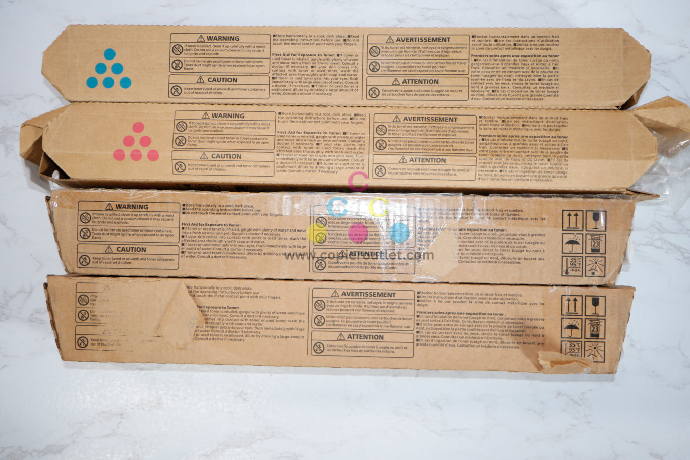 Cosmetic OEM Ricoh MPC6003, C4503, C5503, C6004 CMYK Toner Set 841849,50,51,52