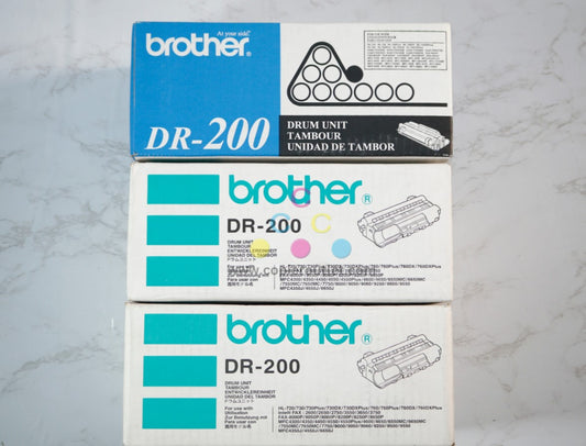 3 OEM Brother HL-720,HL-730,HL-760,MFC-4300,MFC-4350 DR-200/DR200 Drum Units