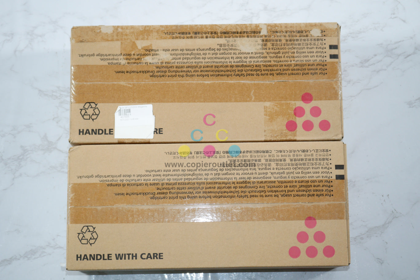 2 OEM Ricoh SP C252HA,C252SF, C262DNw Magenta Print Cartridges 407655/M921-34