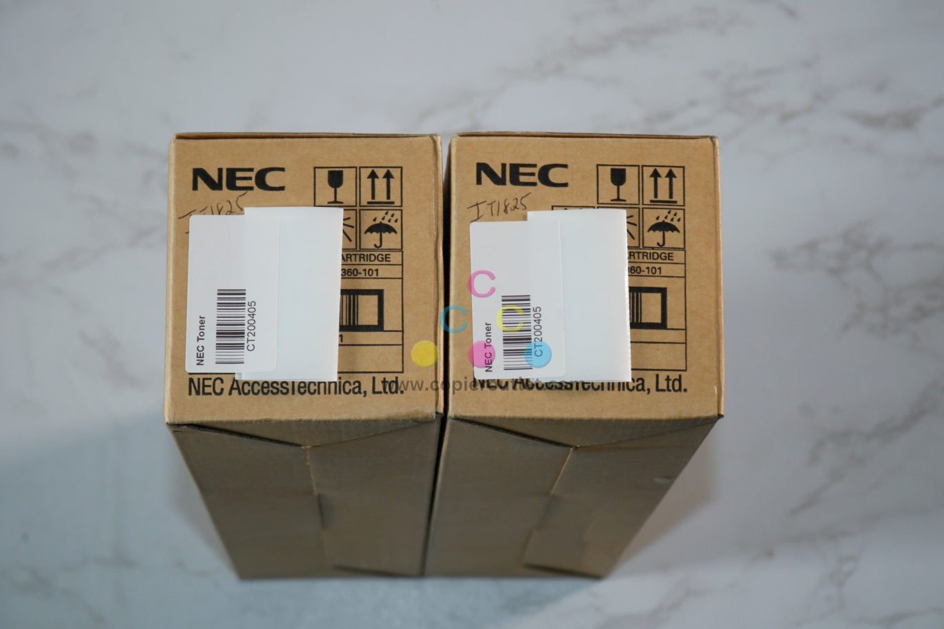 2 Open OEM NEC IT-1825, IT-797, Black Toner Cartridges NG-155360-101 / CT200405