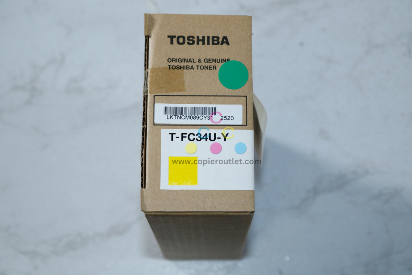 New OEM Toshiba e-Studio 287CS,347CS,407CS Yellow Toner T-FC34U-Y, TFC34UY