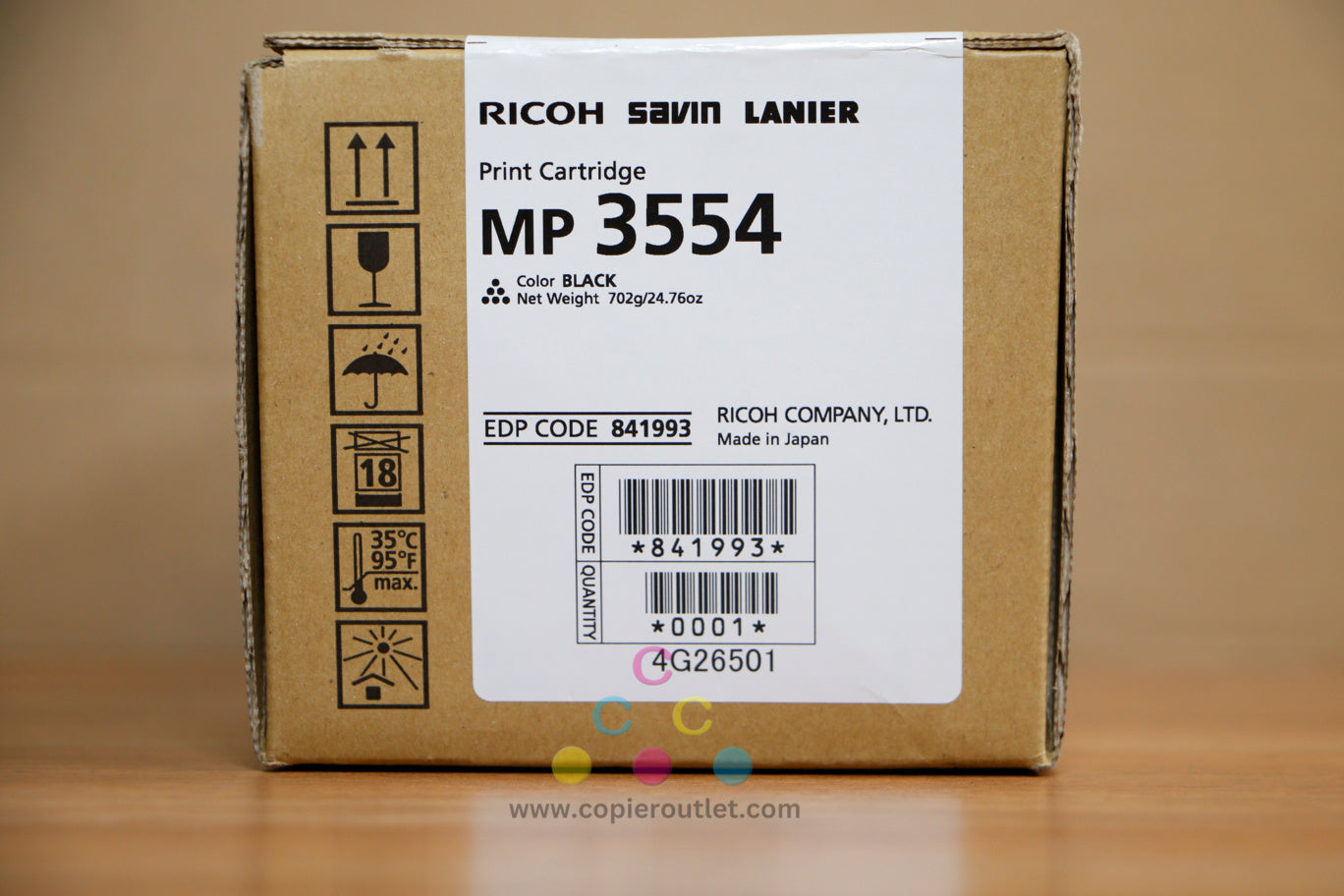 Genuine Ricoh Savin Lanier MP 3554 Black Toner Cartridge 841993 Same Day Ship