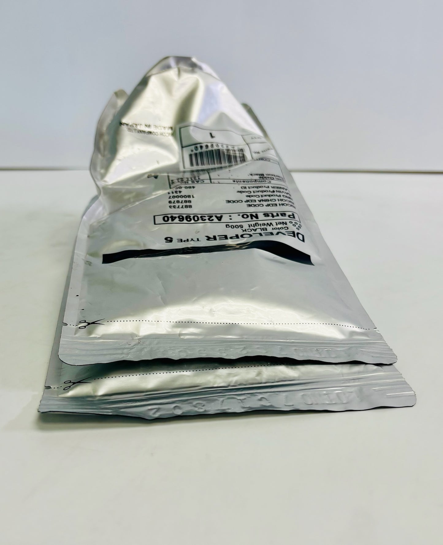 2 Genuine Ricoh 340,450,9935 Black Developer Type5 A2309640,A230-9640