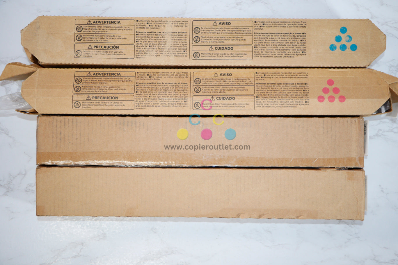 Cosmetic OEM Ricoh MPC6003, C4503, C5503, C6004 CMYK Toner Set 841849,50,51,52