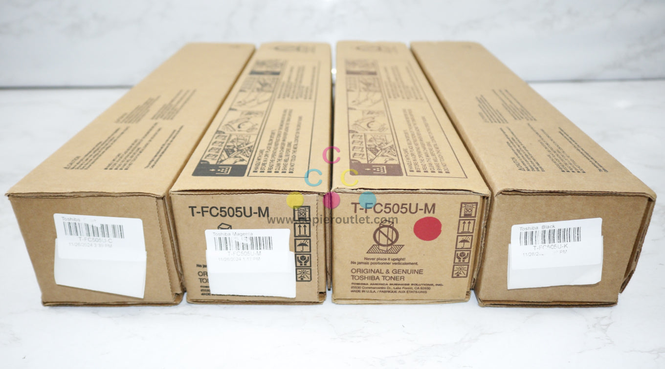 4 OEM Toshiba EStudio 2505AC/5005AC CMMK Toner T-FC505U-C,FC505U-M,FC505U-K
