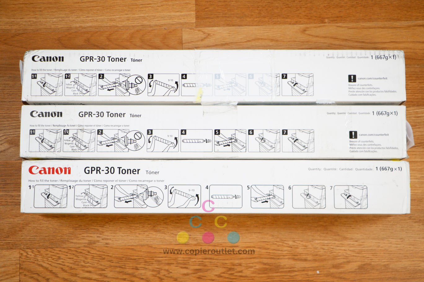 Cosmetic Canon GPR-30 CCY Toner Cartridges iRUN ADV C5045 C5051 C5255 Same Day!!