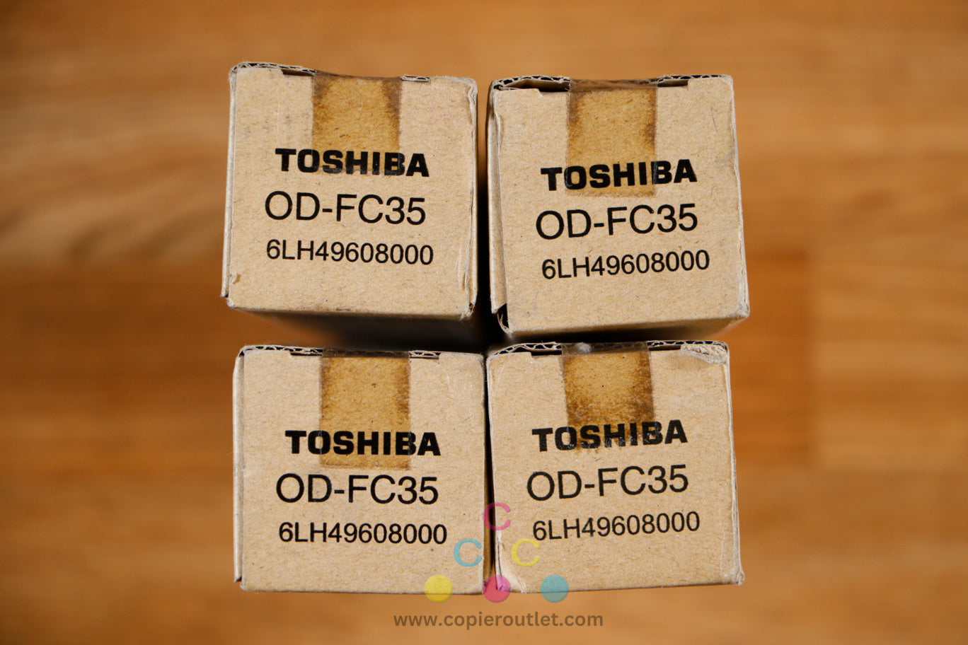 Lot of 4 Genuine Toshiba OD-FC35 Black/Color Drum Only eSTUDIO 2020C 3530C 4520C