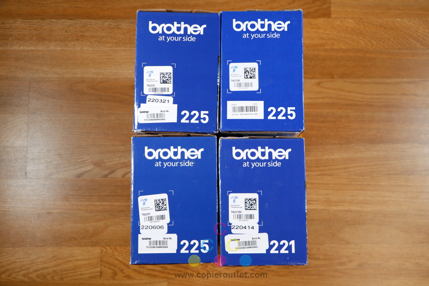 Genuine Brother CMYK Toner Cart Set HL-3140CW HL-3170CDW HL-3180CDW MFC-9340CDW!