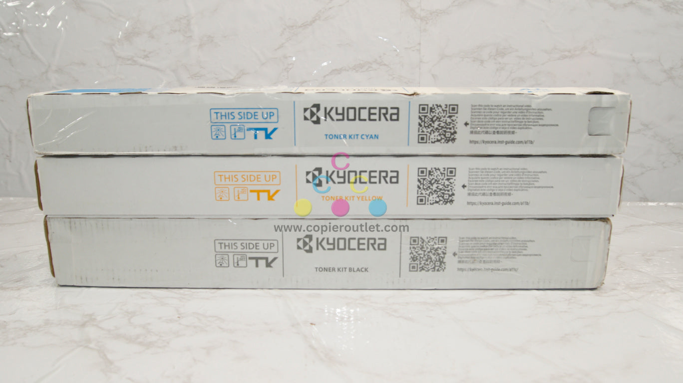 3  New Genuine Kyocera TASKalfa 2554ci,CS2554ci TK-8367 CYK Toners Same Day Ship