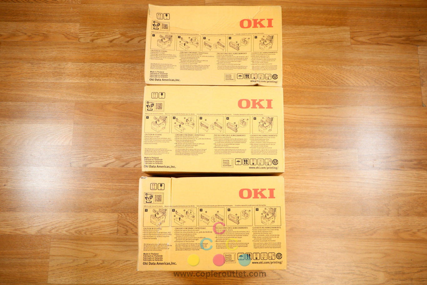 Genuine Oki CMY Image Drums Okidata MPS3537mc, MPS4242mc MPS4242mcf MPS4242mcfx!