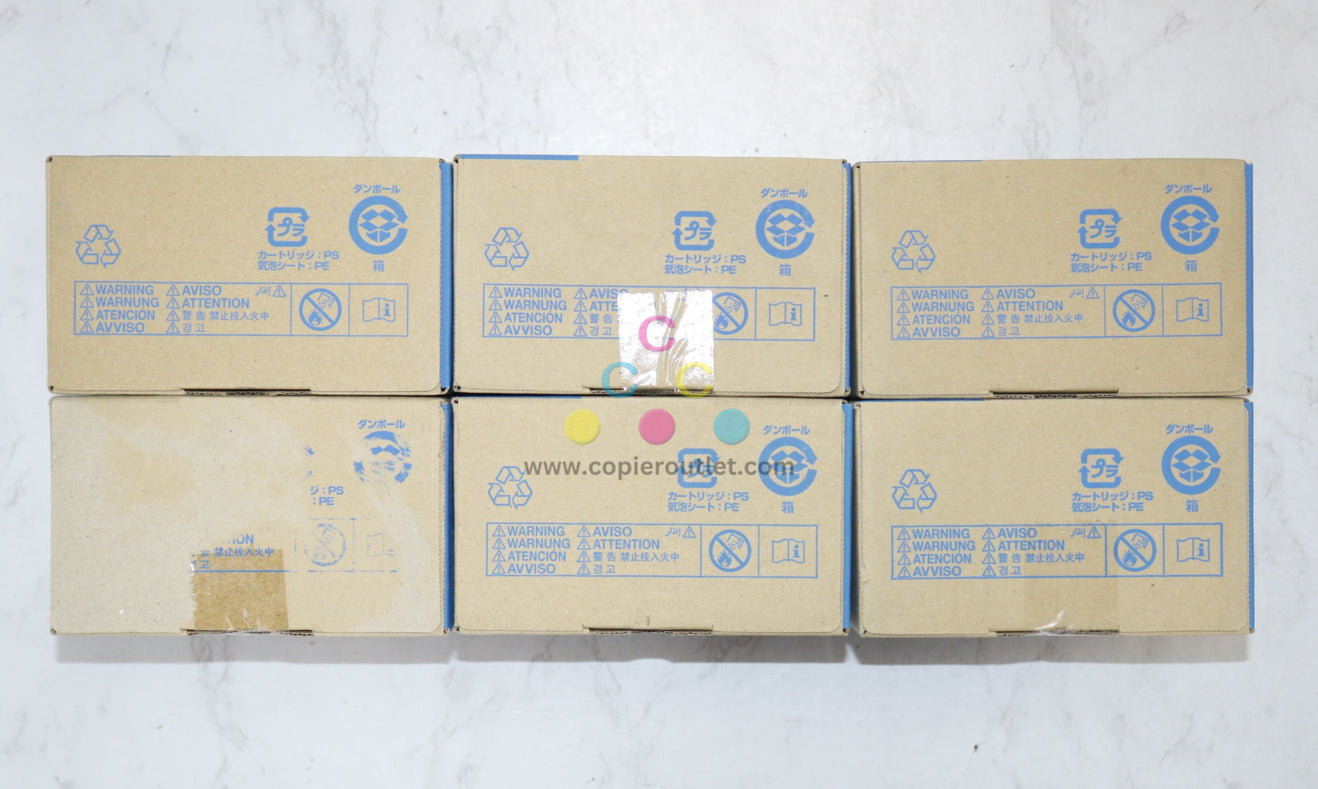 6 New OEM Konica BH C3110 CCMMYK TNP51 Toner A0X5435,5335,5235,5135