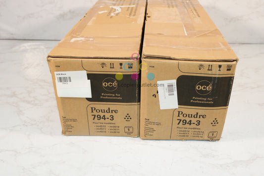 2 NEW OEM Oce Imagistics IM3510/11/12,IM4510/11/12 Black Toner 794-3 Same Day Ship