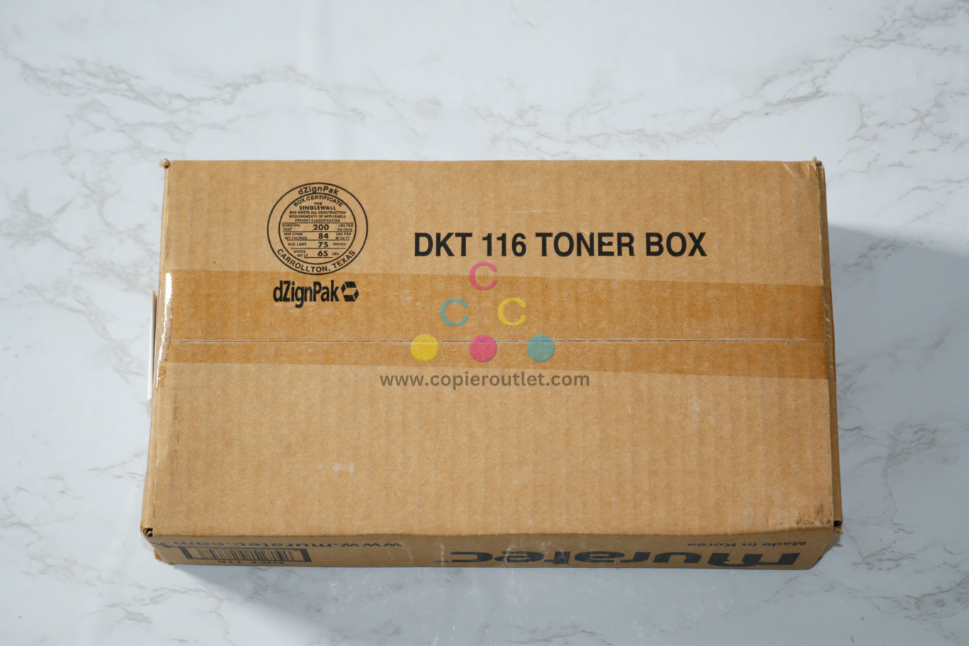 Open OEM Muratec F116, F116P Black Toner / Drum Cartridge DKT-116 (DKT116)