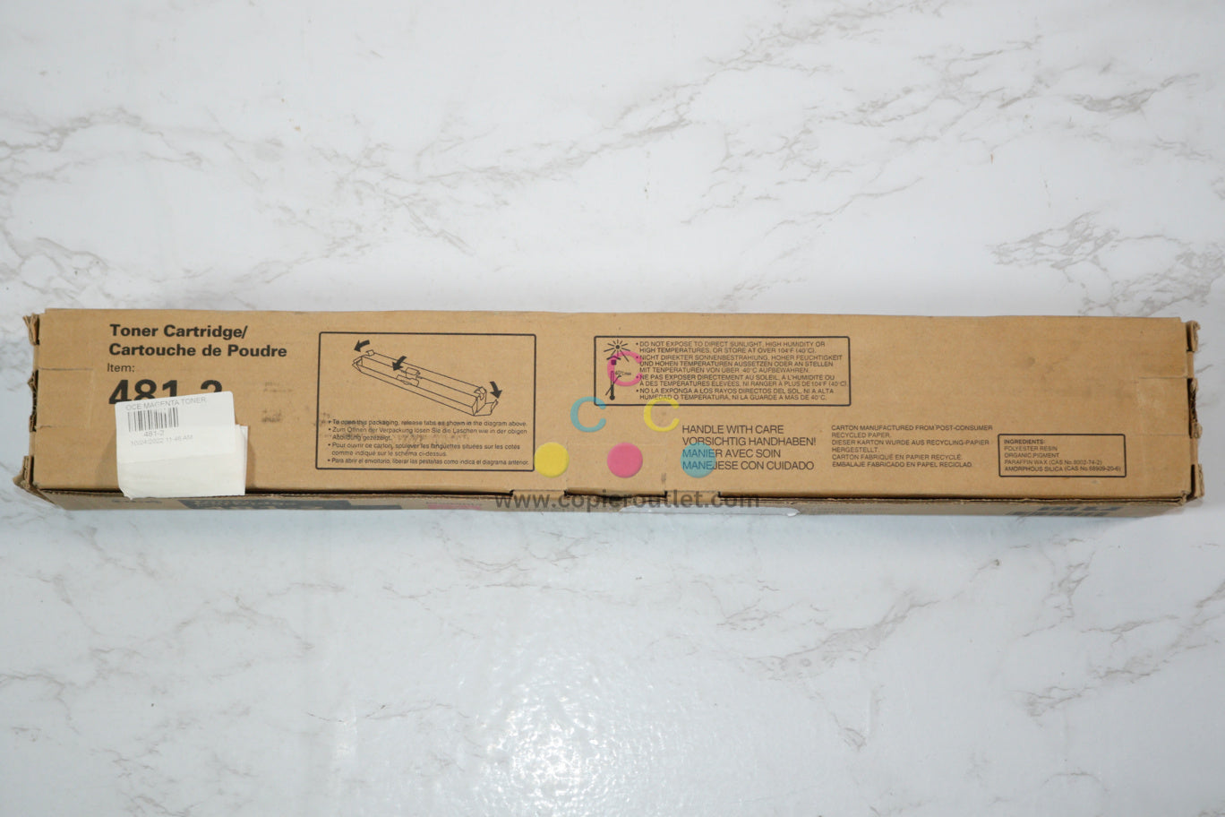 Genuine Oce Imagistics CM2510, CM4010 Magenta Toner Cartridge 481-2, 4812