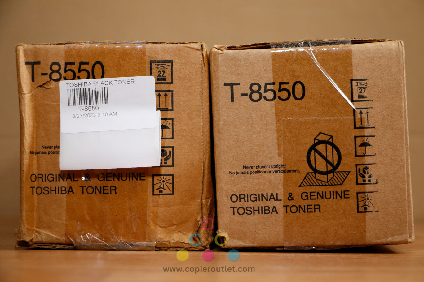 2 Genuine Toshiba T-8550 Black Toner Cartridge eSTUDIO 555 655 755 855 Same Day