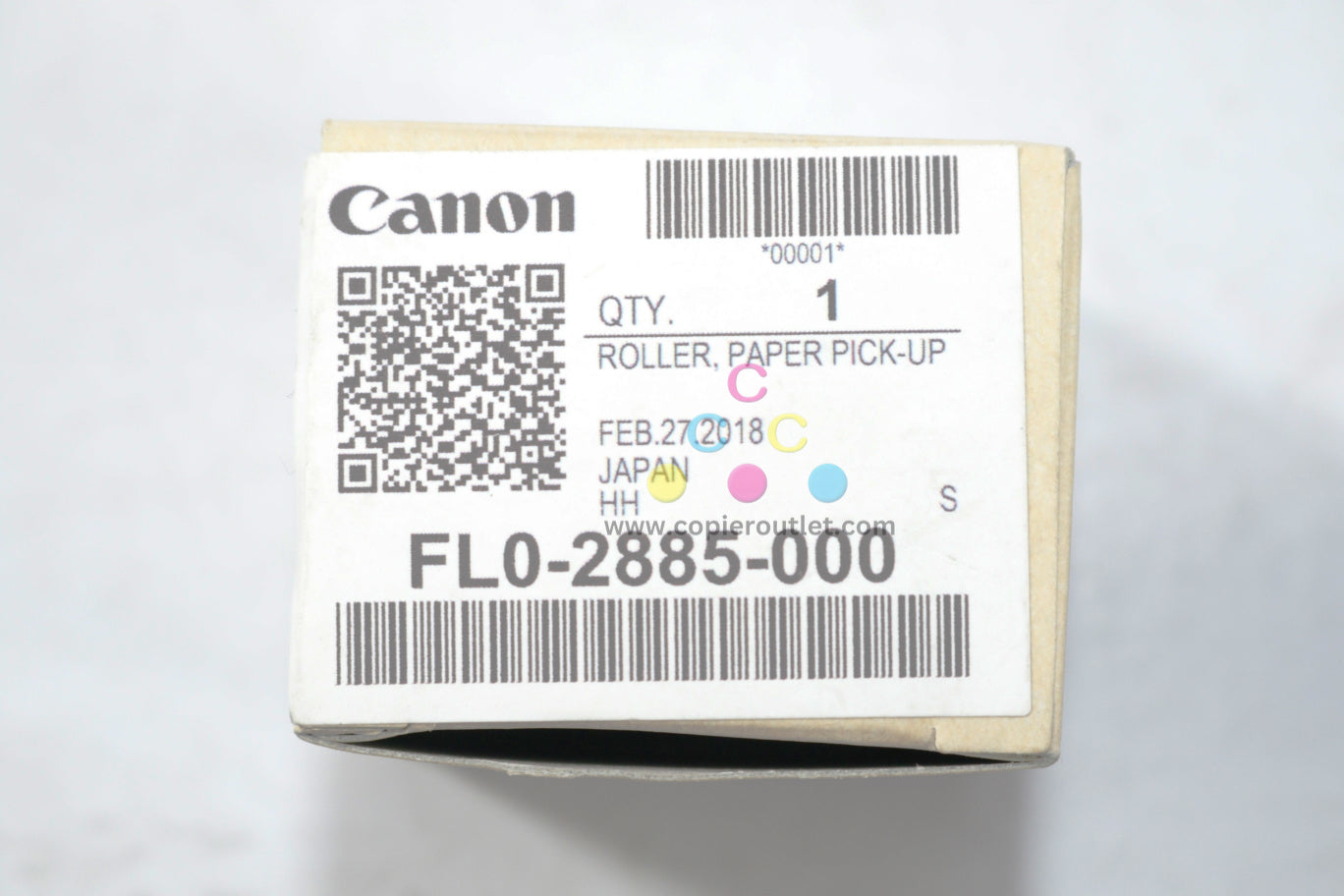 4 New OEM Canon iRUNNER C250iF, C256iF II, Feed Roller FL0-2885-000 (FL02885000)