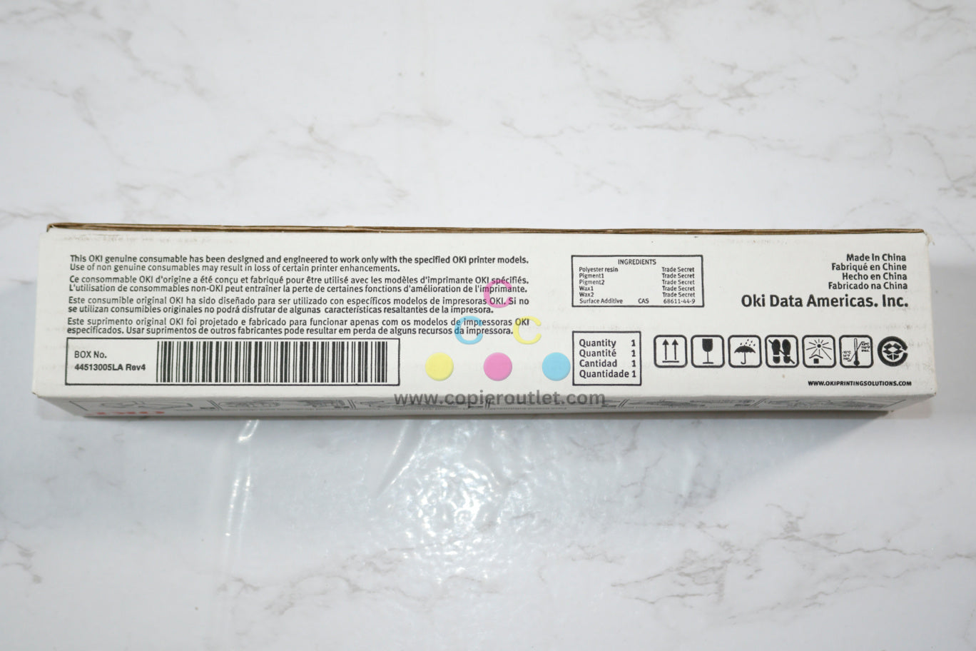 New OEM OKI C310dn,C330dn,C331dn,C510dn,C511dn,C530dn Magenta Toner 44469702