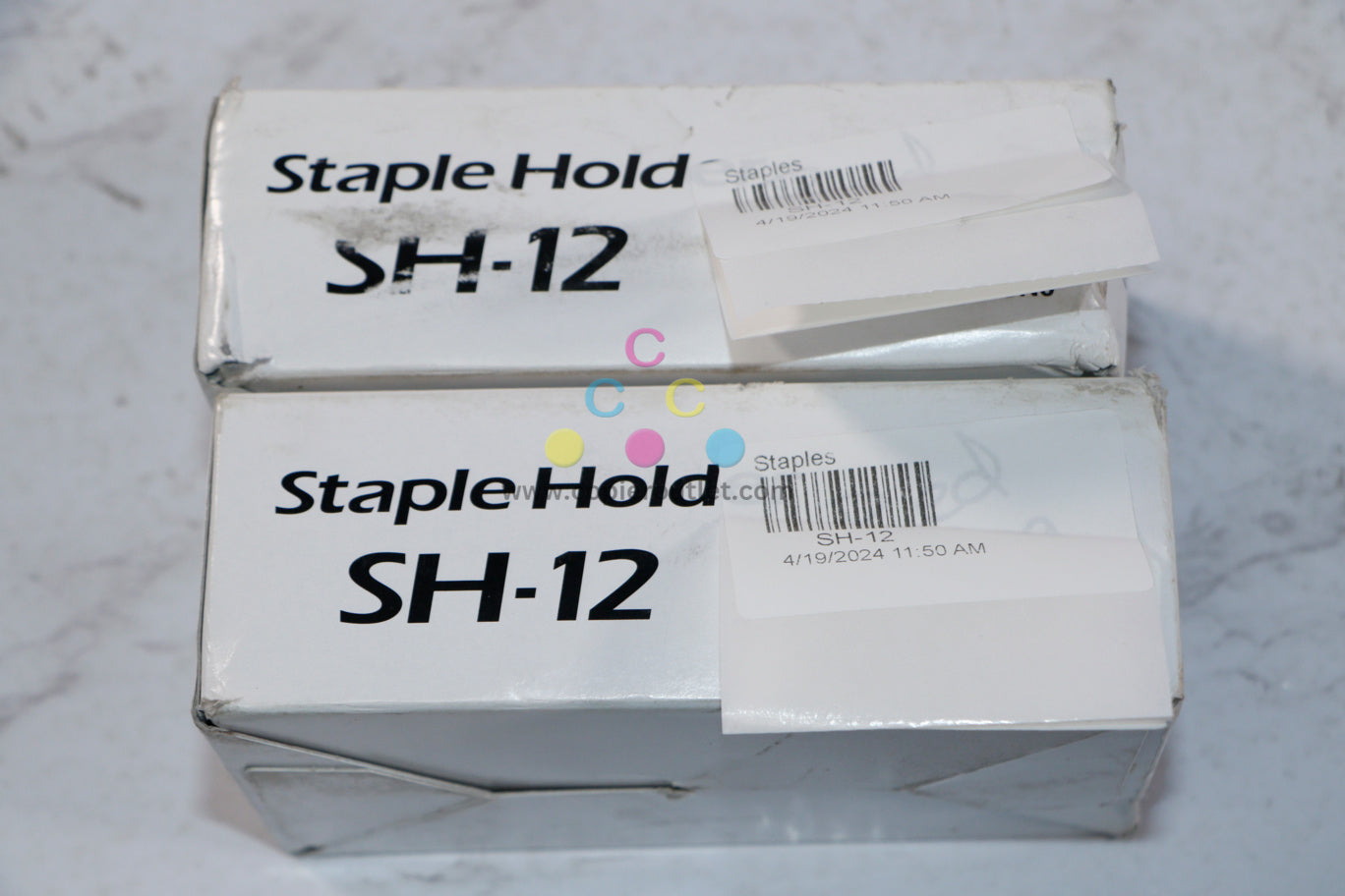 2 OEM Kyocera DF7110,DF790,DF791 Staple Cartridges SH-12 (SH12), 1903NB0UN0