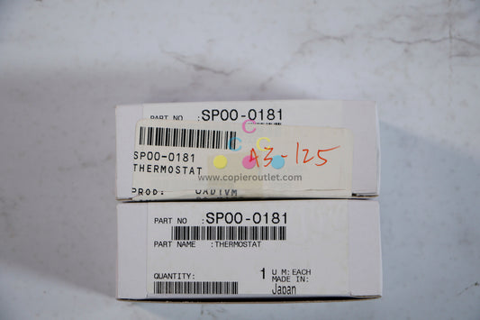 Lot Of 2 OEM Konica Minolta BH Pro C6000,Pro C6500,ProC5501 Thermostat SP00-0181