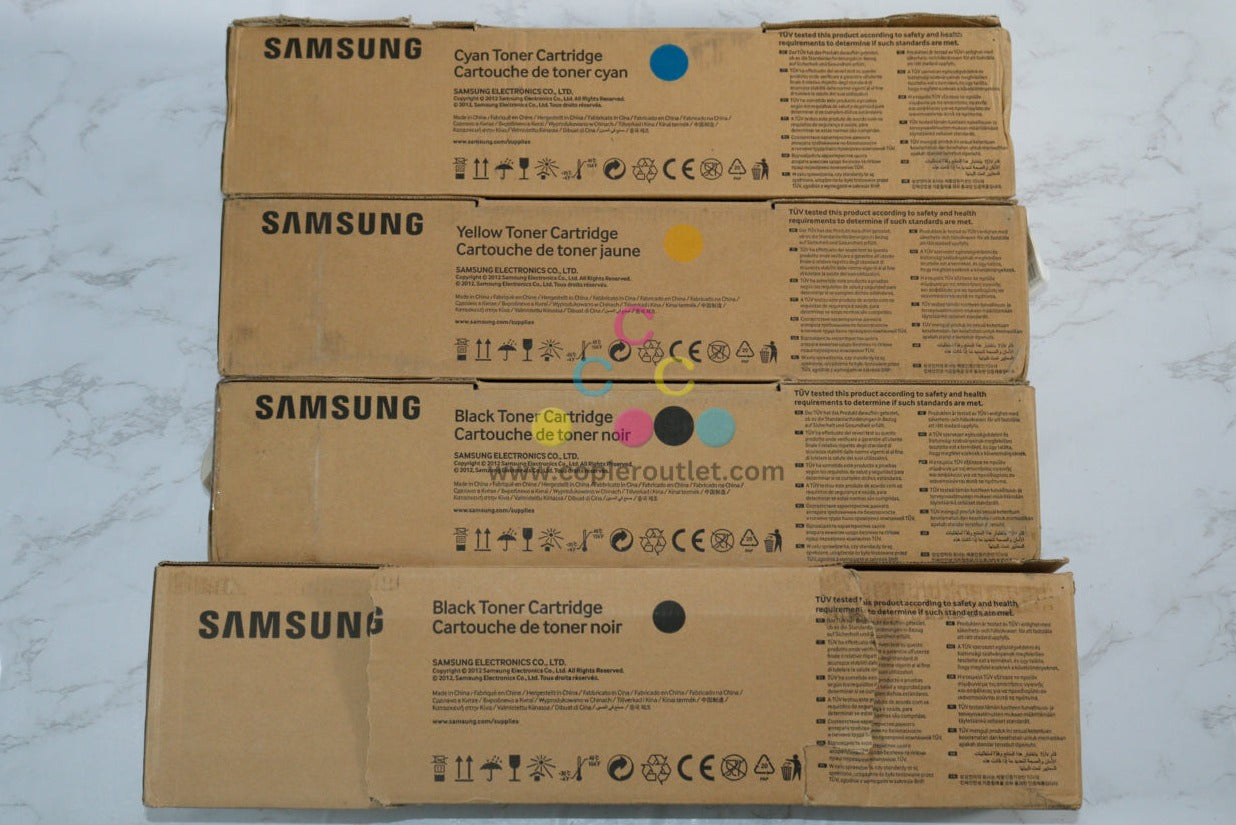 4 OEM Samsung MultiXpress CLX-9201NA,9251NA,9301NA CLT-809S CYKK Toners