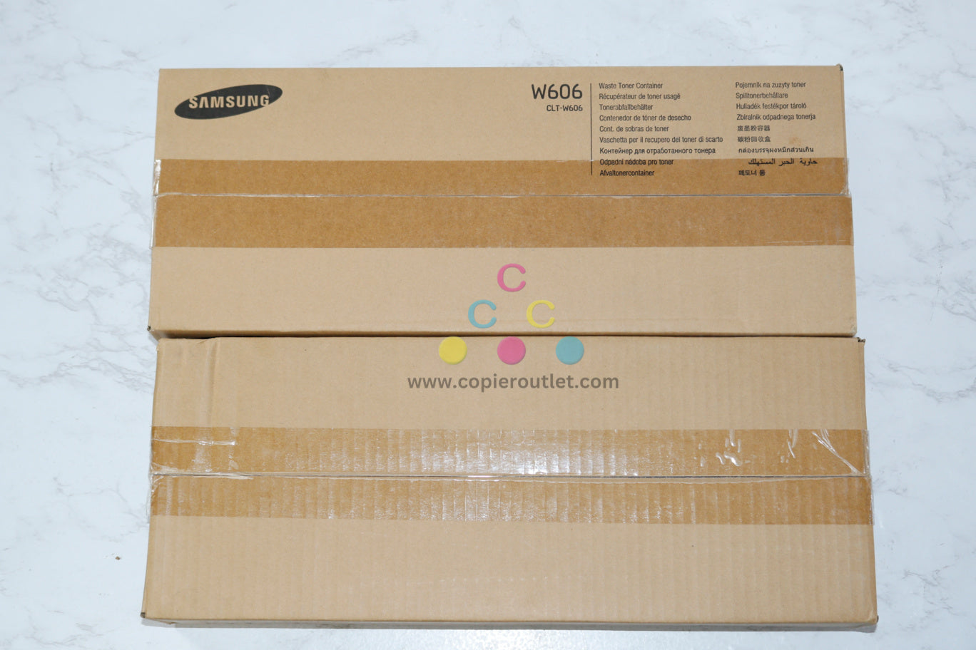 2 OEM Samsung CLX-9250ND,CLX-9252NA Waste Toner Container- CLTW606(CLT-W606)