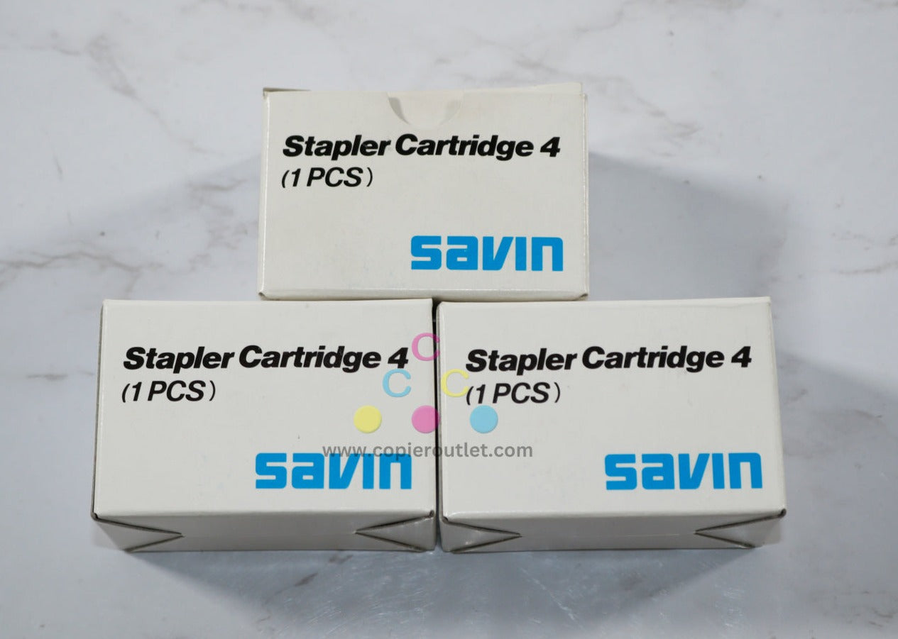 New OEM Savin Copier 9027, 9035 Stapler Cartridge 4, 9351, 200R-SA (3 Carts in total)